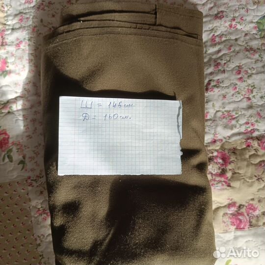 Шерстяная ткань отрез