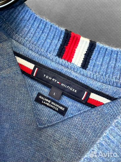 Шерстяной свитер Tommy Hilfiger оригинал