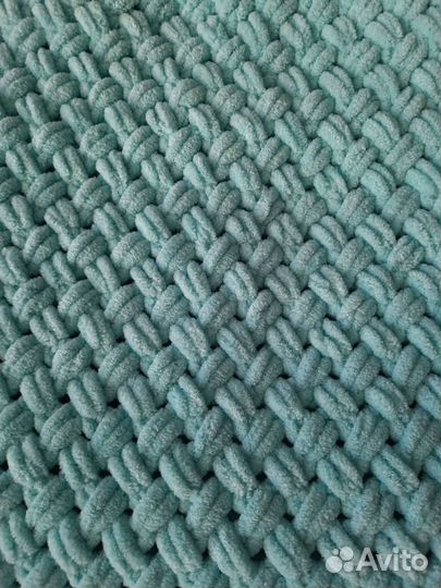 Плед вязаный