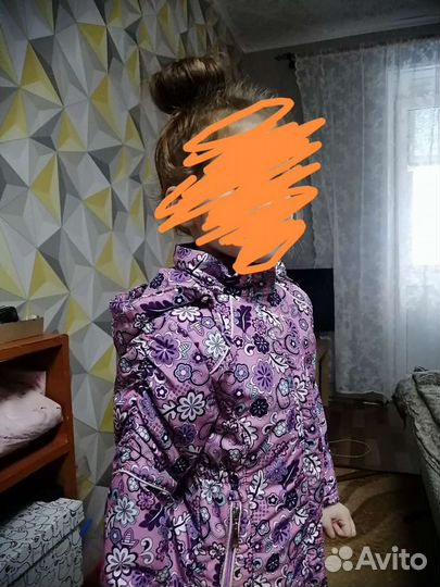 Детская курточка на девочку 3-6 лет