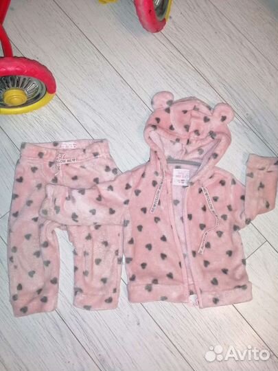 Костюм плюшевый на девочку 80