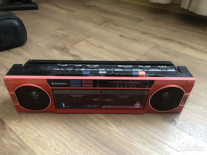 Двухкассетная магнитола international б/у