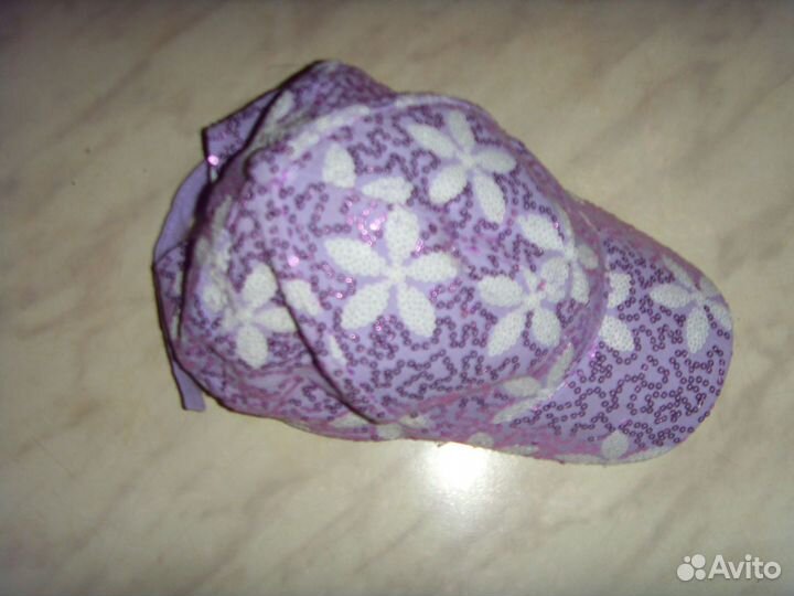 Бейсболка с козырьком для девочки