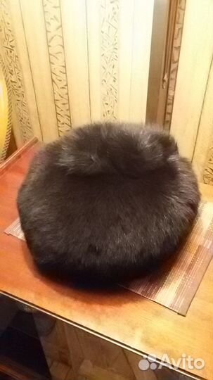Зимняя шапка женская песцовая, размер 58-59