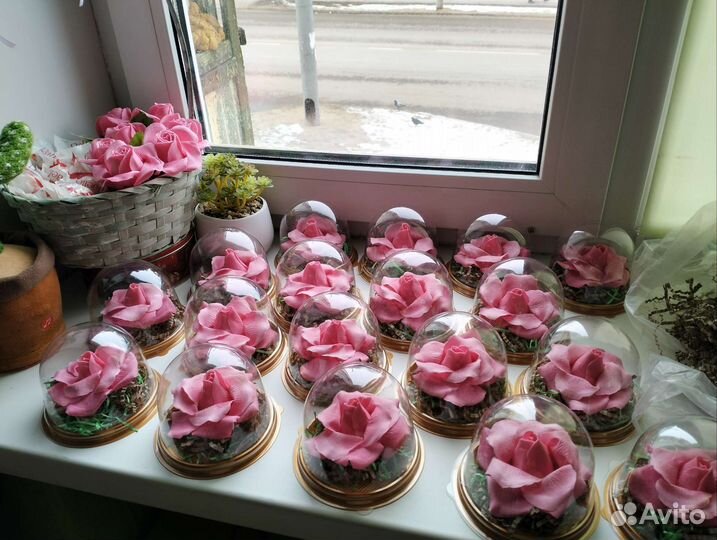 Роза(мыльная) в куполе