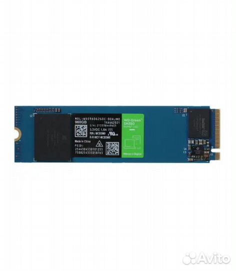 960 гб SSD M.2 накопитель WD Green SN350 (WDS960G2