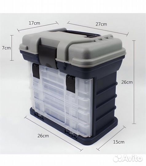 Рыболовный ящик с коробками