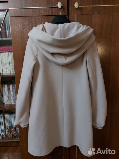 Пальто драповое демисезонное,новое р.46