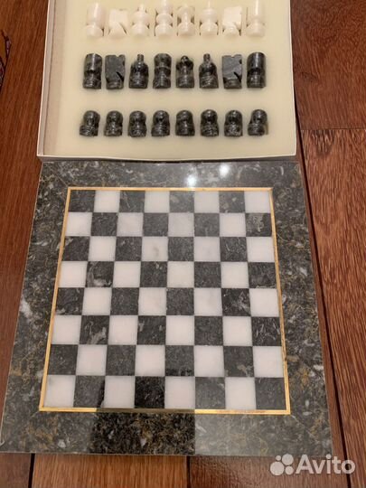Шахматы натуральный камень новые