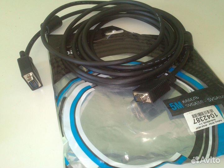 Кабель svga-svga (удлинитель) 5 метров