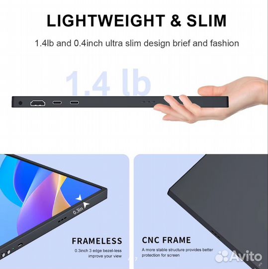 Монитор unew 4К 3840x2160