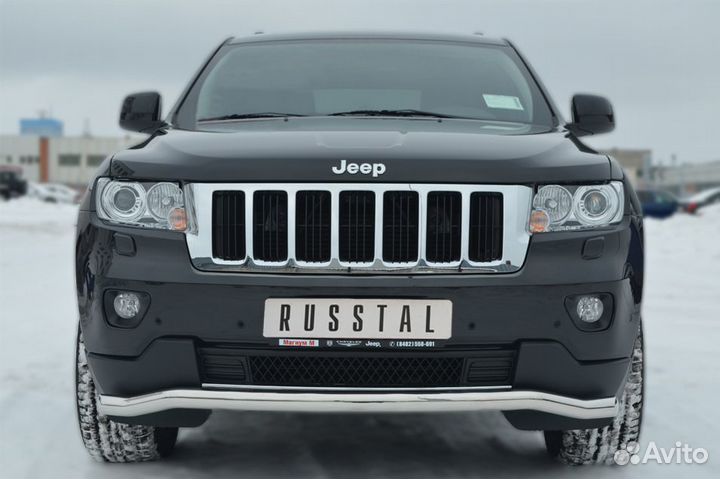 Защита переднего бампера Jeep Grand Cherokee 2012+