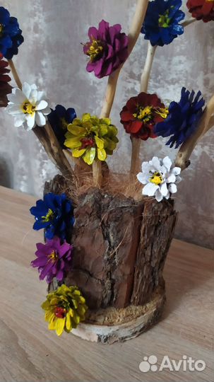 Поделка для школы и сада из природного материала