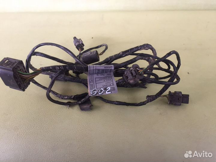BMW X6 Проводка заднего бампера парктроники
