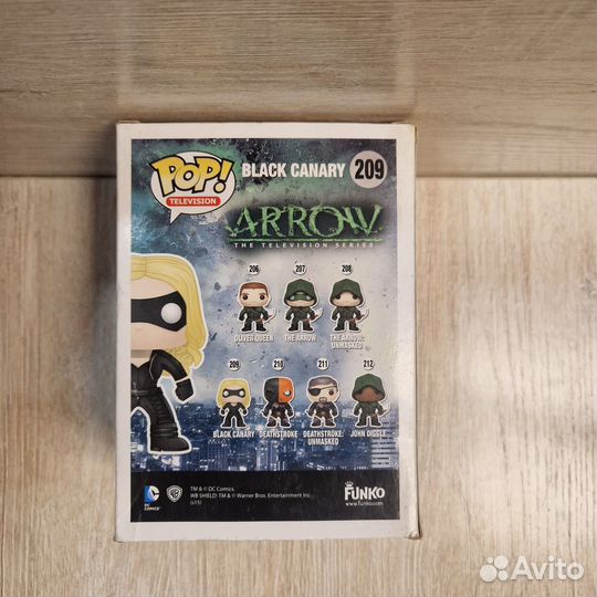 Funko Pop Arrow 209 Black Canary