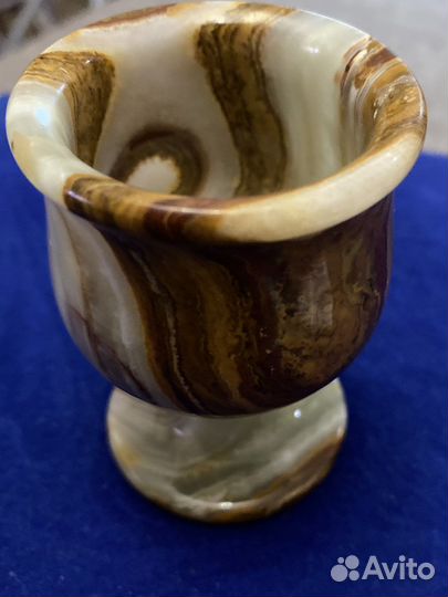 Набор рюмок из оникса, подарочный, новый