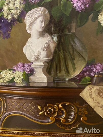 Картина «букет сирени» 60*55 Долгополый А. А