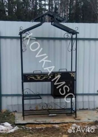 Мангал с крышей