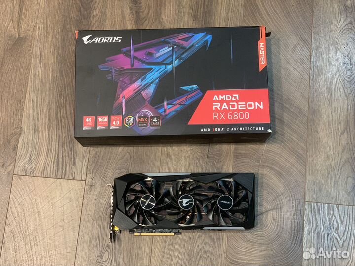 Видеокарта Gigabyte Aorus Master RX 6800