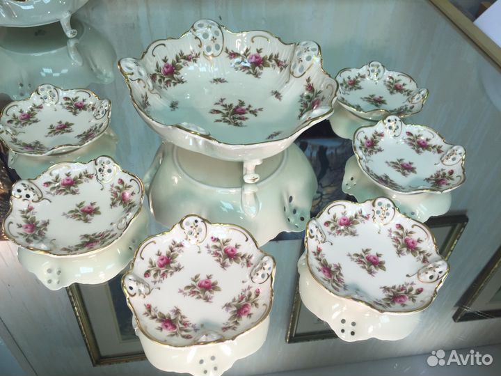 Набор посуды Розенталь антикварный розы