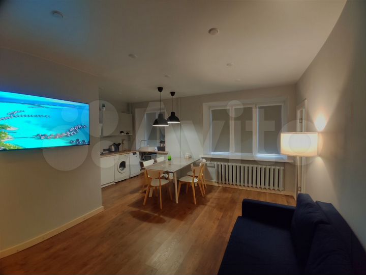 2-к. квартира, 46 м², 1/4 эт.