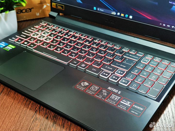 Игровой ноутбук Acer RTX 3060