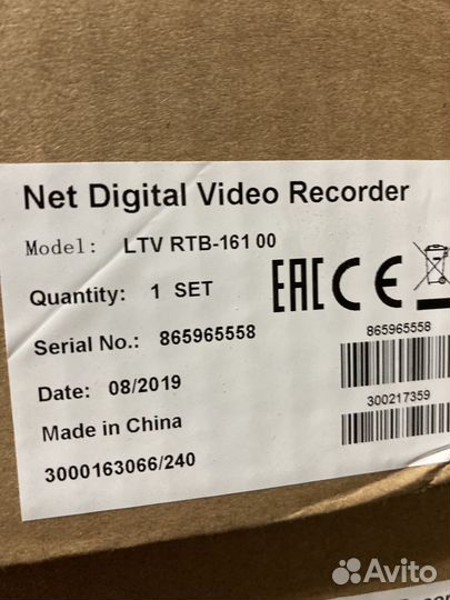 Видеорегистратор LTV RTB-161 00