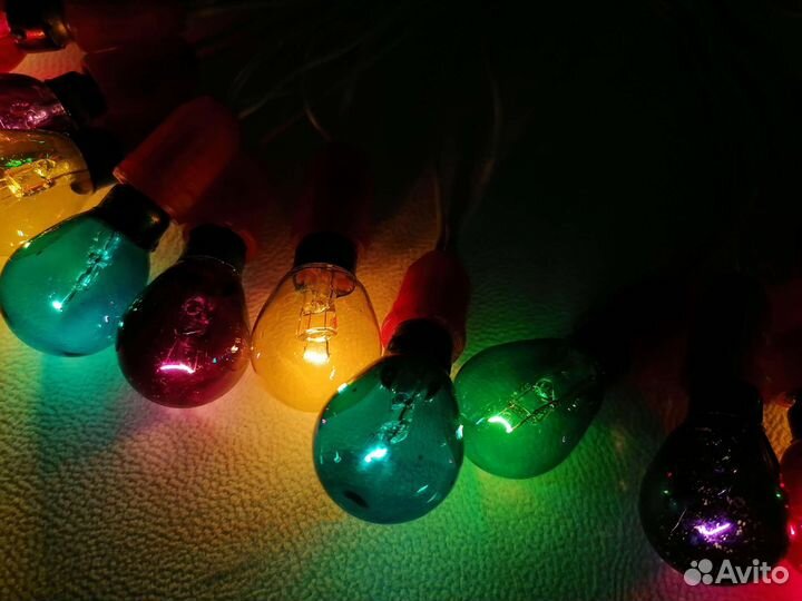 Елочная гирлянда (электрогирлянда) Ег-20А, СССР