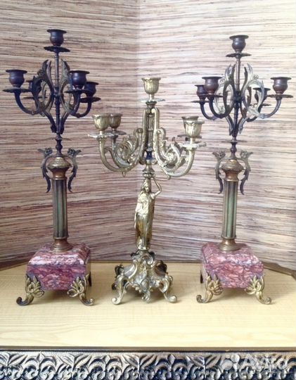 10штук.Подсвечник.Канделябр.Каминные подсвечники