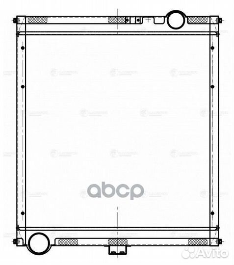 Радиатор охл. для а/м камаз 4308/5308 Cummins ISBe