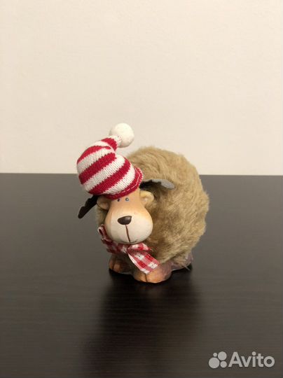 Новогодние игрушки миниатюры дед мороз снеговик