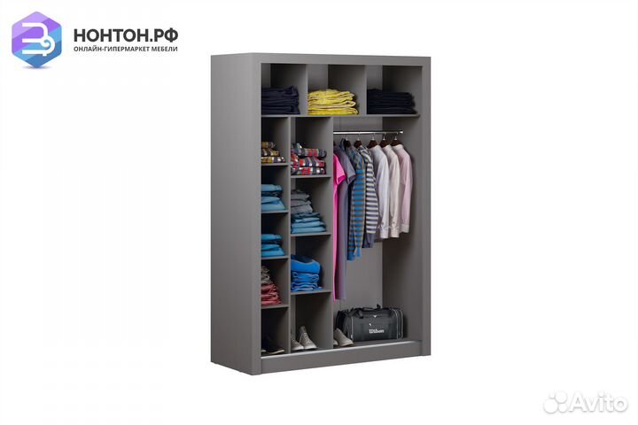 Шкаф-купе Неаполь графит