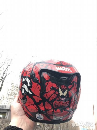 Интеграл HJC rpha 11 carnage marvel MC1 M и L