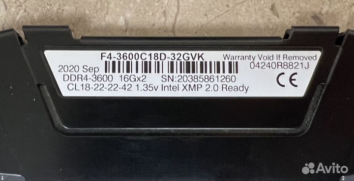 G.Skill Ripjaws V DDR4 - 32 гб