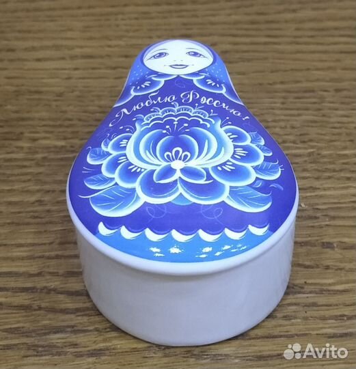 Шкатулка матрёшка, керамика