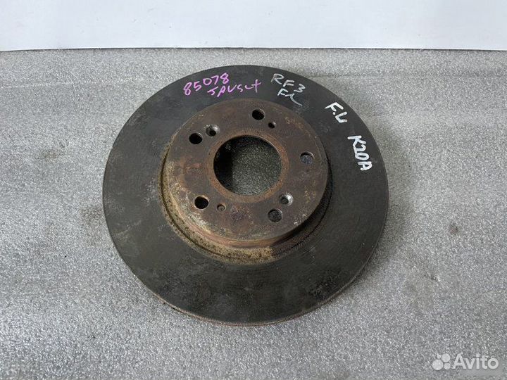 Тормозной диск передний левый Honda Stepwgn RF3