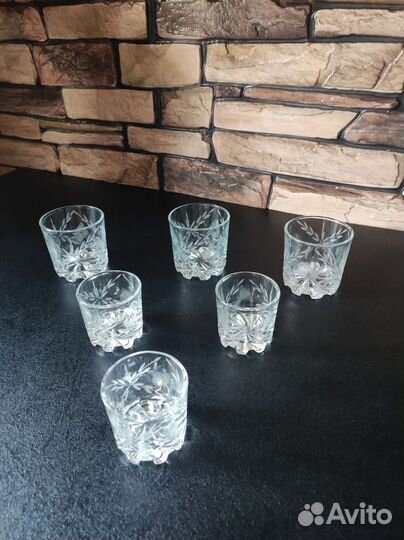 Стопки хрустальные СССР