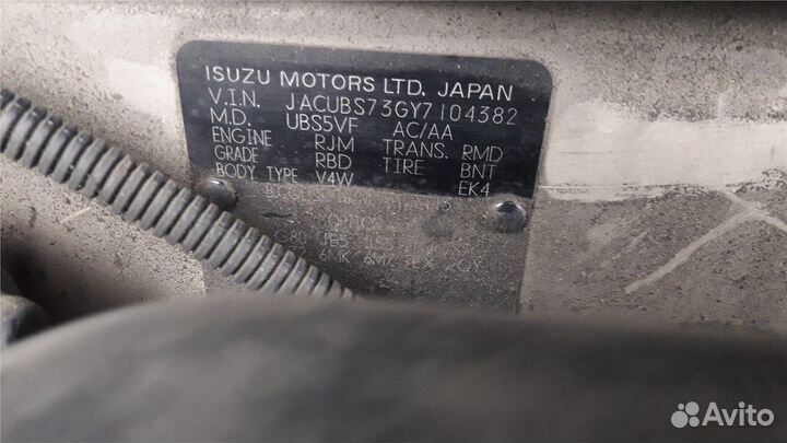 Разбор на запчасти Isuzu Trooper