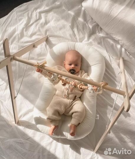 Деревянная стойка тренажер монтессори