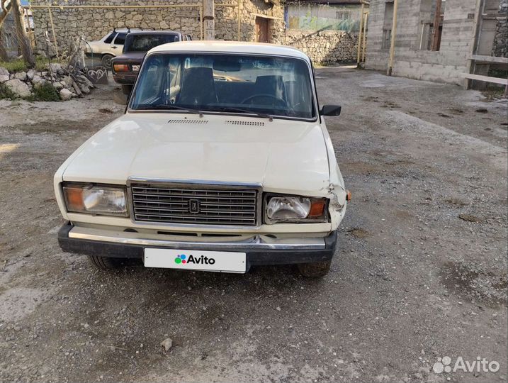 ВАЗ 2107 1.6 МТ, 1998, битый, 11 652 км