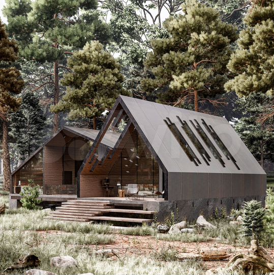 Дом 165 м² на участке 8 сот.