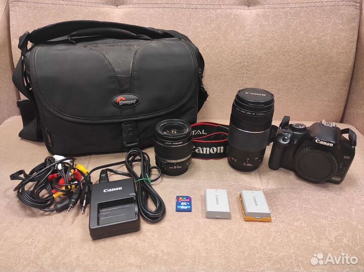 Canon 450d+2 объектива