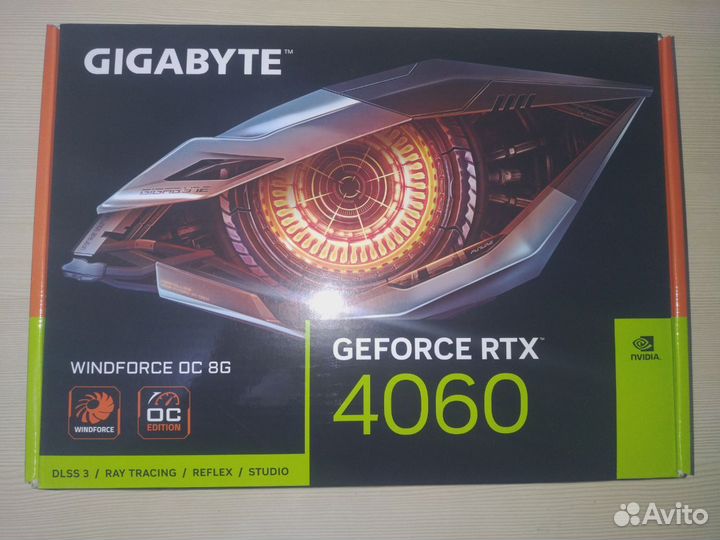 Видеокарта gigabyte RTX 4060 windforce OC
