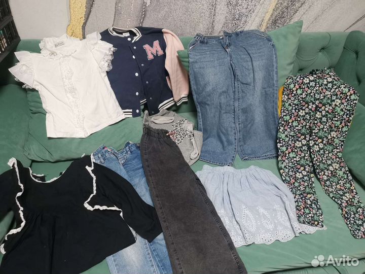Пакет фирменных вещей на девочку, 8 - 9 лет