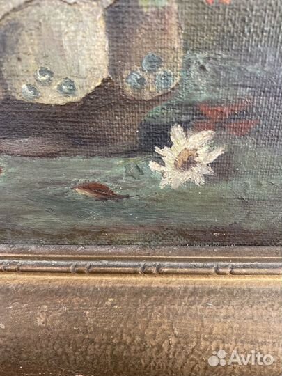 Антикварная картина Арт-Деко. 1936 г. Европа
