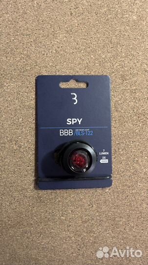 Фонарь велосипедный задний Bbb Spy Black