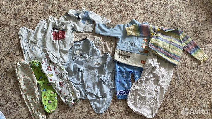 Детские вещи пакетом 56-68