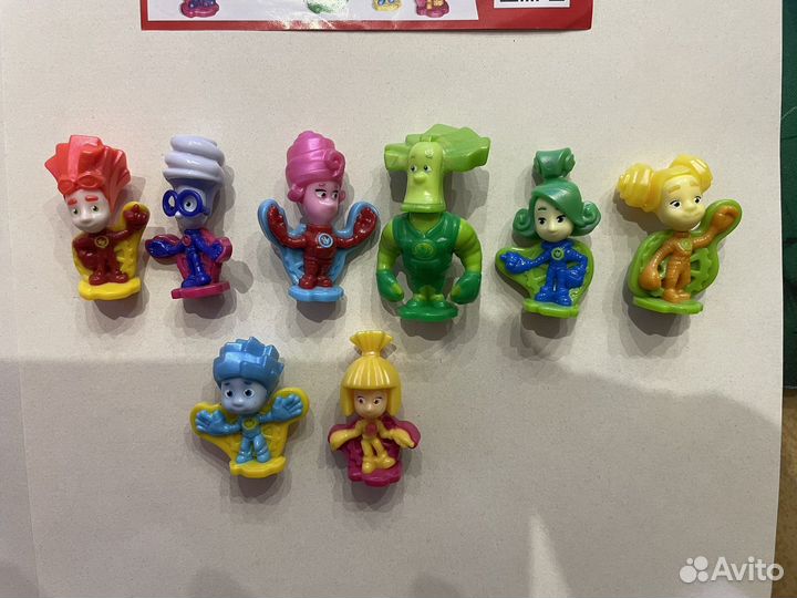 Фиксики коллекция Киндер