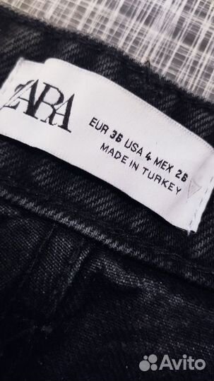 Zara Топовые женские джинсы летние размер EUR 36