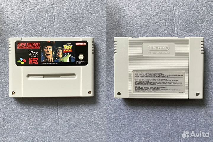 Картридж Toy Story snes, Super Nintendo PAL